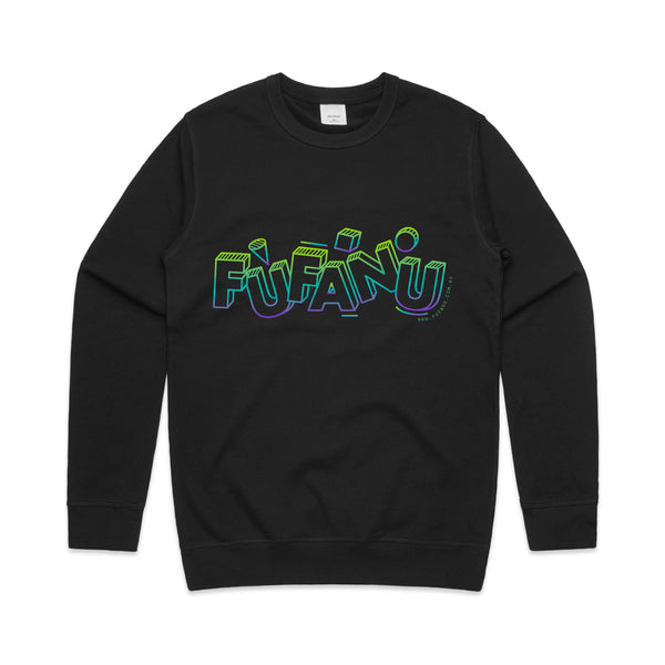Fufanu Splendour Black Crew(Green Fade)