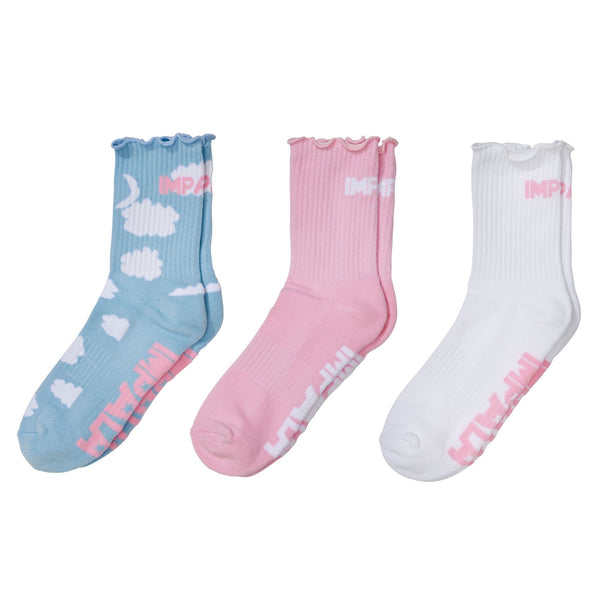 Impala Frill Socks 3 Pack (Starbright)