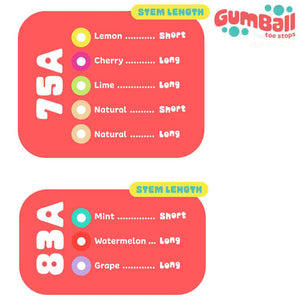 Gum Ball Toe Stop - Short (75A)