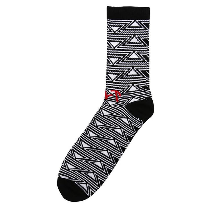 Cult Socks Pattern (Black/White)