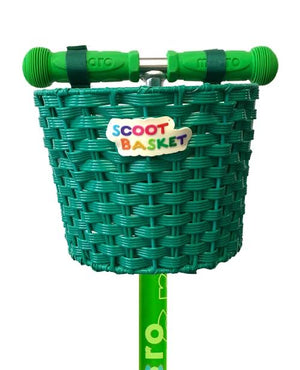 Micro scooter basket