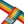Derby Laces Skate Gear Leash 54 inch (137 cm) Savanna Sunset Stripe