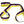 Derby Laces Skate Gear Leash 54 inch (137 cm) NB Stripe