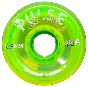 Atom pulse outdoor wheels 4 pack (Lime)