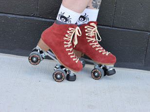 Chuffed Wanderer Roller Skates (Burgundy)
