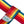 Derby Laces Skate Gear Leash 54 inch (137 cm) Rainforest Sunset Stripe