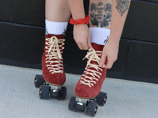Chuffed Wanderer Roller Skates (Burgundy)