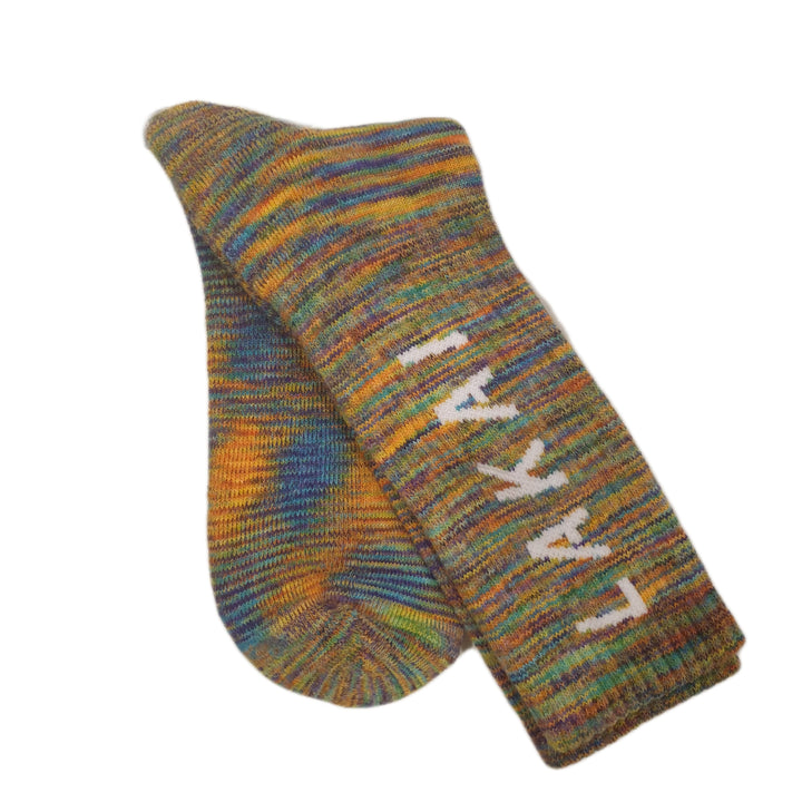 Lakai simple crew socks (Rainbow)