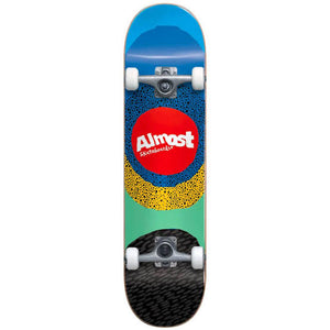 Almost Radiate Blue Complete Skateboard (8.25")