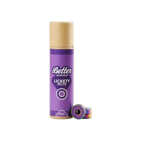 Better Bearings- LICKETY SPLITS ABEC 9 16PK Purple 8mm