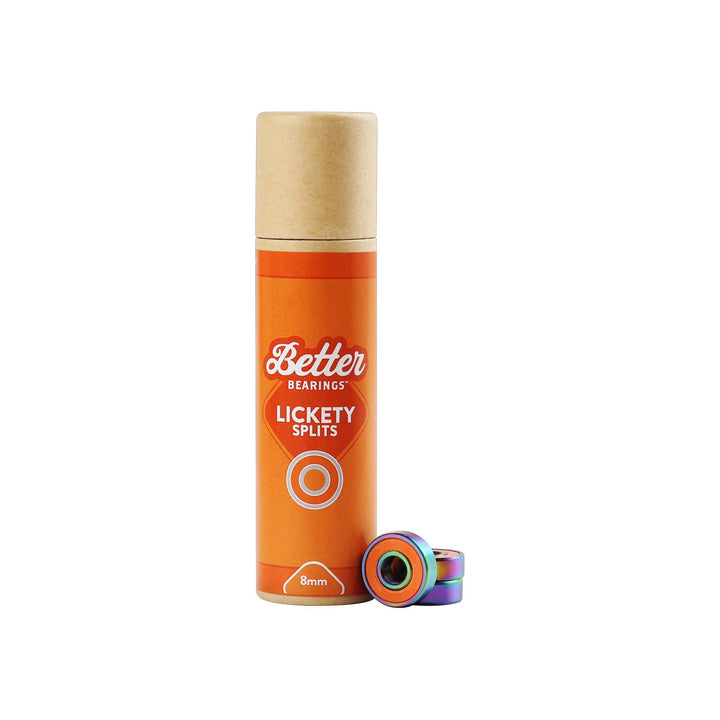 Better Bearings- LICKETY SPLITS ABEC 9 16PK Orange 8mm