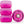 Rio Roller Light Up Wheels - 4 Pack (Pink)