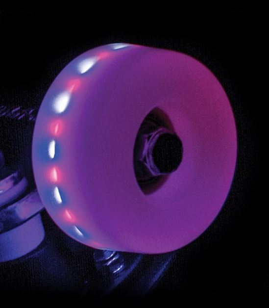 Rio Roller Light Up Wheels - 4 Pack (Pink)