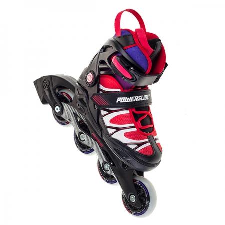 Powerslide Phuzion Orbit Adjustable Inline Skates- purple/rose