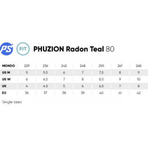 Powerslide Phuzion SMU Radon Teal 80 Inline Skates