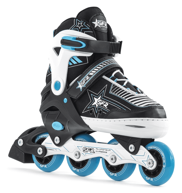 SFR Pulsar adjustable inline skates - Blue/Black