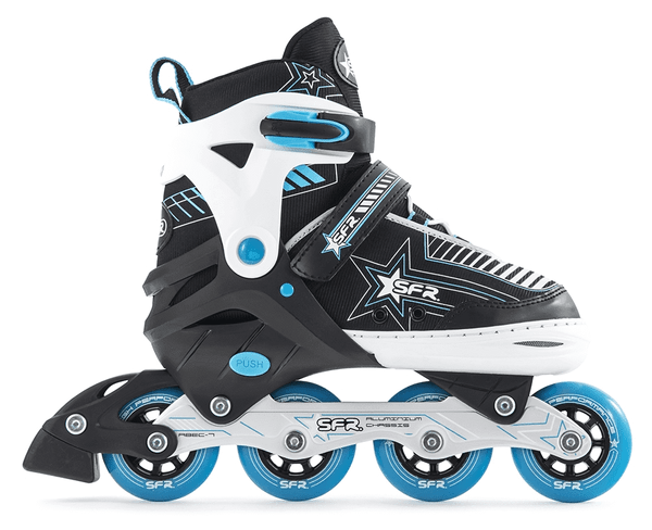 SFR Pulsar adjustable inline skates - Blue/Black