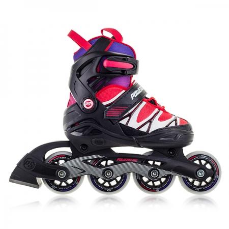 Powerslide Phuzion Orbit Adjustable Inline Skates- purple/rose