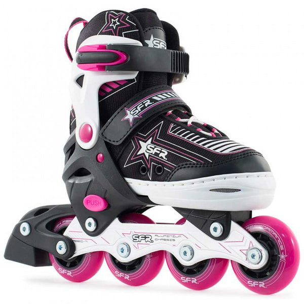SFR Pulsar adjustable inline skates - Pink/Black