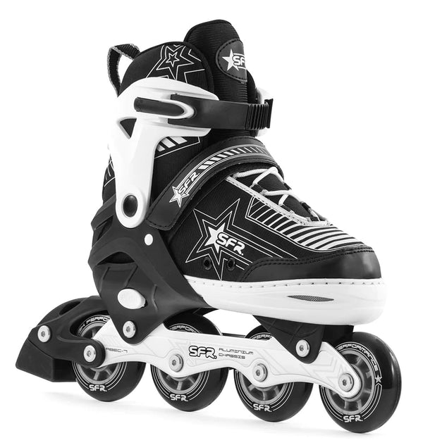 SFR Pulsar adjustable inline skates - Silver