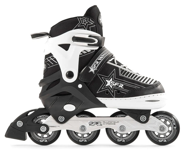 SFR Pulsar adjustable inline skates - Silver