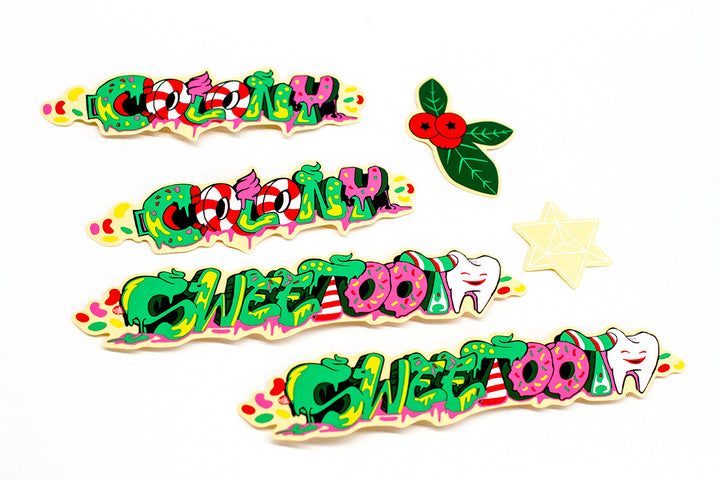 Colony Sweet Tooth BMX Frame Sticker Pack